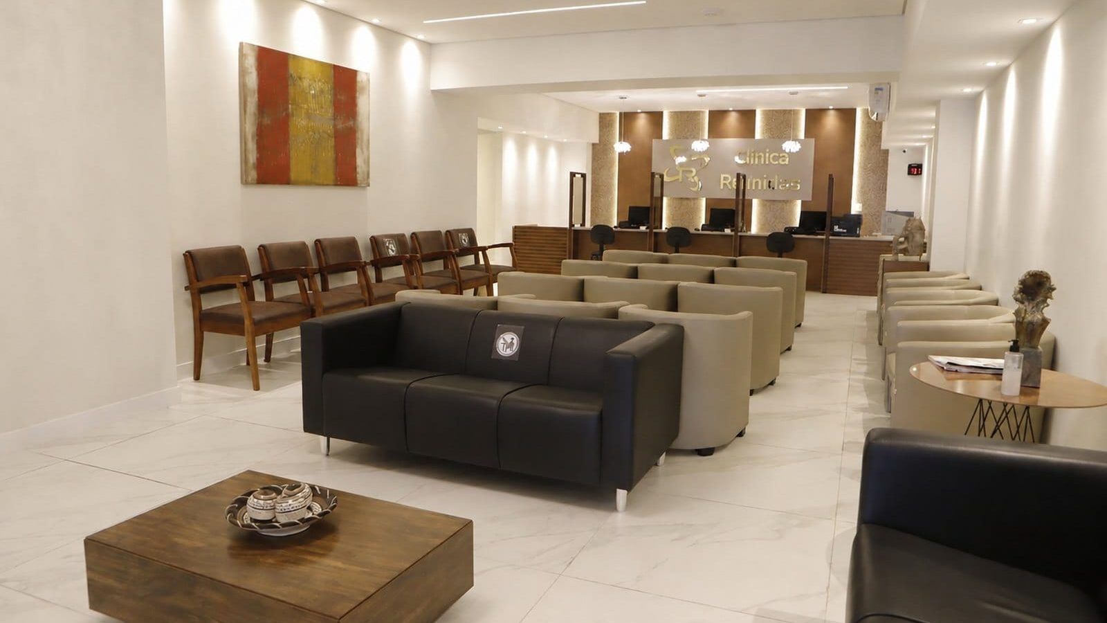 Recepção da Unidade I do Complexo Hospitalar Reunidas
