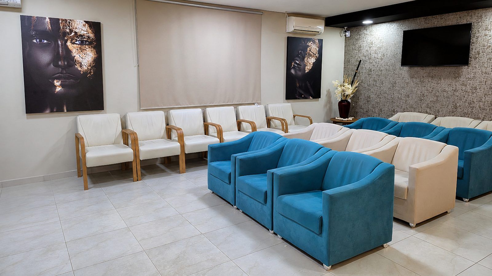 Sala de espera da Unidade II
